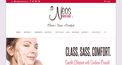 Desktop Screenshot of neosskincare.com